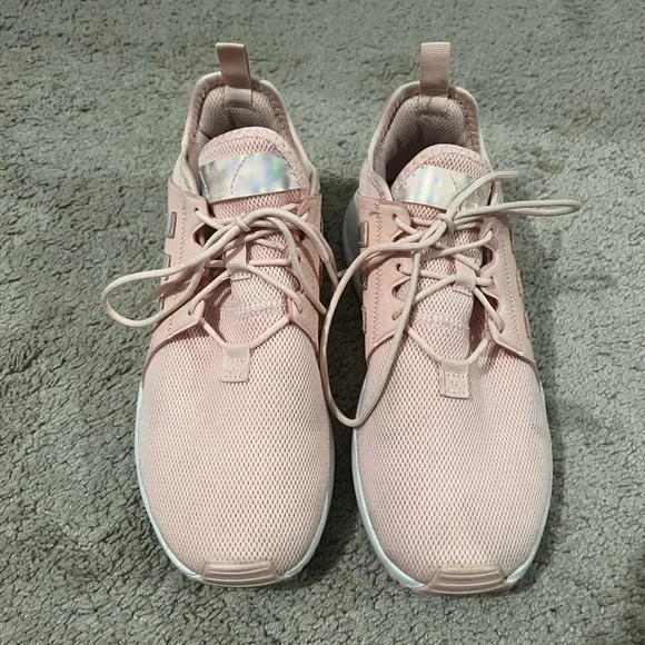 Pink Adidas with Holographic Detailing - Picture 3 of 5